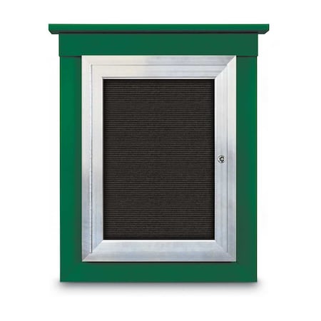 United Visual Products Sliding Glass Enclosed Letterboard, 72"x4, UV9008ACS-BRONZE-BURGUNVL UV9008ACS-BRONZE-BURGUNVL